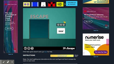 Level 29 40x escape - How many sides do the shapes have on 40x escape? On level 13 of 40x Escape, there are three shapes: a square, a pentagon inside the square, and a triangle inside the pentagon. The number of sides of each is 4, 5, and 3, going from outside to inside. Click the buttons to make them 4-5-3.